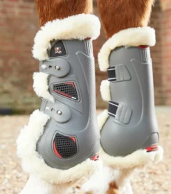 Premier Equine Techno Wool Tendon Boots Grey -PREMIER EQUINE Techno Wool Tendon Boot Grey 3