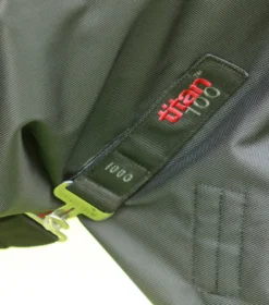 Premier Equine Titan 100g Turnout Rug With Snug-Fit Neck Cover Black 10 Premier Equine Titan 100g Turnout Rug With Snug-Fit Neck Cover Black -PREMIER EQUINE Titan 100 Turnout Rug Black 5