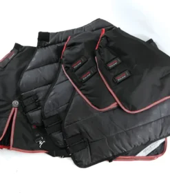 Premier Equine Titan Trio Complete 4 In 1 Turnout Rug Black -PREMIER EQUINE Titan 100 Turnout Rug Black 6 2
