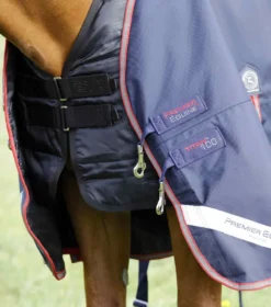 Premier Equine Titan Trio Complete 4 In 1 Turnout Rug Navy -PREMIER EQUINE Titan 100 Turnout Rug Navy 3 2