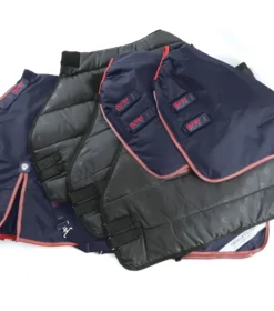 Premier Equine Titan Trio Complete 4 In 1 Turnout Rug Navy -PREMIER EQUINE Titan 100 Turnout Rug Navy 6 2