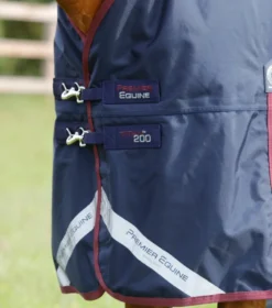Premier Equine Titan 200g Original Turnout Rug Navy -PREMIER EQUINE Titan 200 Original Turnout Rug Navy 3