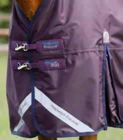 Premier Equine Titan 200g Original Turnout Rug Purple -PREMIER EQUINE Titan 200 Original Turnout Rug Purple 3