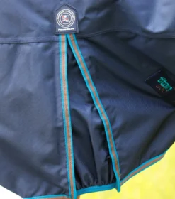 Premier Equine Titan 200g Turnout Rug With Snug-Fit Neck Cover Navy -PREMIER EQUINE Titan 200 Turnout Rug Navy 4