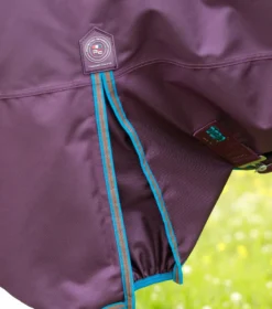 Premier Equine Titan 200g Turnout Rug With Snug-Fit Neck Cover Purple -PREMIER EQUINE Titan 200 Turnout Rug Purple 4