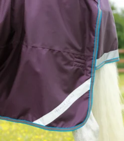 Premier Equine Titan 200g Turnout Rug With Snug-Fit Neck Cover Purple -PREMIER EQUINE Titan 200 Turnout Rug Purple 6