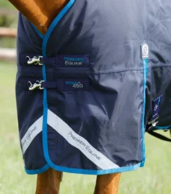Premier Equine Titan 450g Original Turnout Rug Navy -PREMIER EQUINE Titan 450 Original Turnout Rug Navy 3