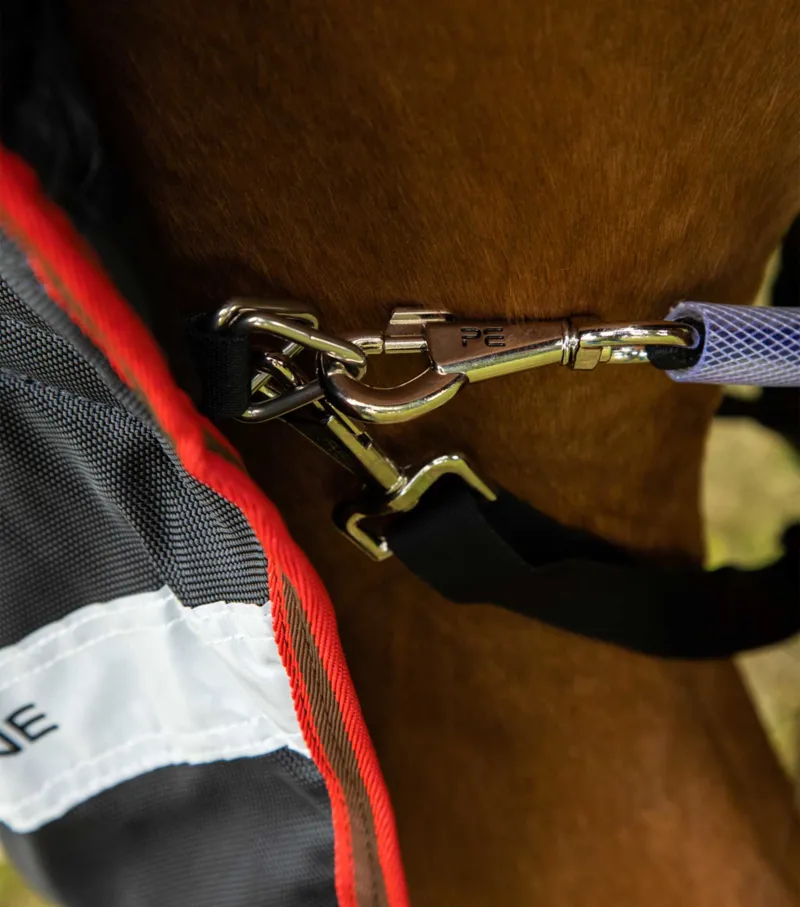 Premier Equine Titan 450g Turnout Rug With Snug-Fit Neck Cover Black 5 Premier Equine Titan 450g Turnout Rug With Snug-Fit Neck Cover Black - Image 5