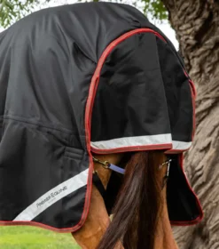 Premier Equine Titan 450g Turnout Rug With Snug-Fit Neck Cover Black 11 Premier Equine Titan 450g Turnout Rug With Snug-Fit Neck Cover Black -PREMIER EQUINE Titan 450 Turnout Rug Black 6
