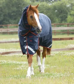 Premier Equine Titan 450g Turnout Rug With Snug-Fit Neck Cover Navy