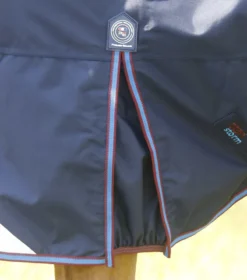 Premier Equine Titan Storm 200g Combo Turnout Rug With Snug-Fit Neck Navy -PREMIER EQUINE Titan Storm 200 Turnout Rug Navy 3