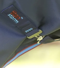 Premier Equine Titan Storm 200g Combo Turnout Rug With Snug-Fit Neck Navy -PREMIER EQUINE Titan Storm 200 Turnout Rug Navy 4