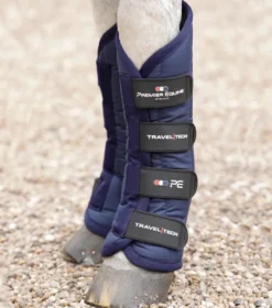Premier Equine Travel-Tech Travel Boots Navy