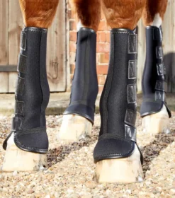 Premier Equine Turnout/Mud Fever Boots Black -PREMIER EQUINE Turnout Mud Fever Boots 3