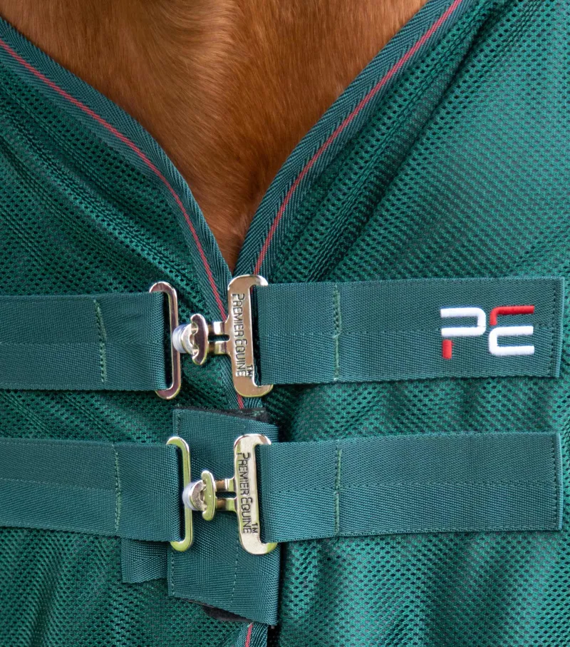 Premier Equine Ventoso Mesh Cooler Rug Green 2 Premier Equine Ventoso Mesh Cooler Rug Green - Image 2