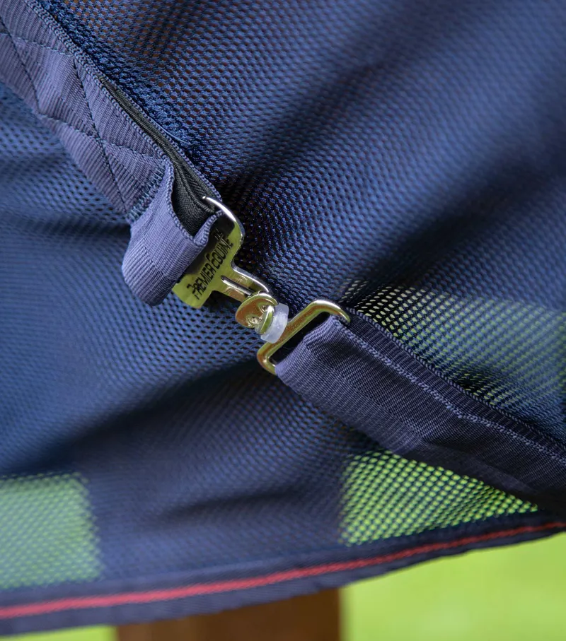 Premier Equine Ventoso Mesh Cooler Rug Navy 4 Premier Equine Ventoso Mesh Cooler Rug Navy - Image 4