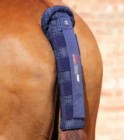 Premier Equine Waffle Quilted Double Locking Tail Guard Navy