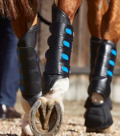Premier Equine Air Cooled Original Eventing Hind Boots Black -PREMIER EQUINE air cooled original black hind 3