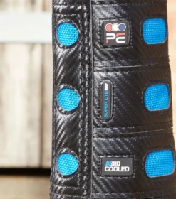 Premier Equine Air Cooled Super Lite Carbon Tech Eventing/Racing Front Boots Black -PREMIER EQUINE air cooled super light eventing racing boot front 6