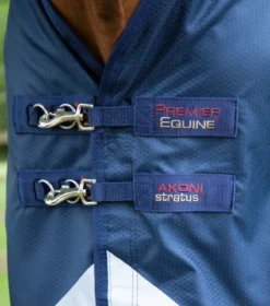 Premier Equine Akoni 0g Original Turnout Rug Navy -PREMIER EQUINE akoni 0g original navy 3