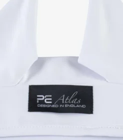 Premier Equine Atlas Fly Veil White -PREMIER EQUINE atlas ear bonnet white 4