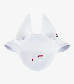 Premier Equine Atlas Fly Veil White -PREMIER EQUINE atlas ear bonnet white 6
