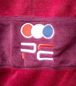 Premier Equine Buster Fleece Cooler Rug - Continental Edition Burgundy -PREMIER EQUINE buster fleece cooler continental burgundy 5