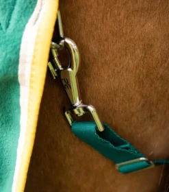 Premier Equine Buster Fleece Cooler Rug - Continental Edition Green -PREMIER EQUINE buster fleece cooler continental green 6
