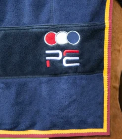 Premier Equine Buster Fleece Cooler Rug - Continental Edition Navy -PREMIER EQUINE buster fleece cooler continental navy 5