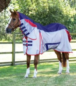 Premier Equine Buster Stay-Dry Super Lite Fly Rug With Surcingles Navy