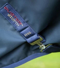 Premier Equine Buster Storm 220g Combo Turnout Rug With Classic Neck Navy -PREMIER EQUINE buster storm 220 navy 5