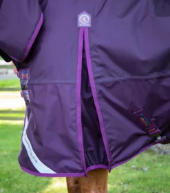 Premier Equine Buster Storm 420g Combo Turnout Rug With Classic Neck Purple -PREMIER EQUINE buster storm 420 purple 4
