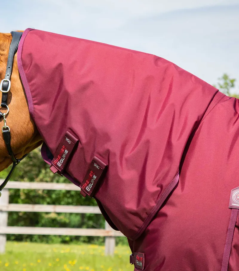 Premier Equine Buster Storm 90g Combo Turnout Rug With Classic Neck Burgundy 2 Premier Equine Buster Storm 90g Combo Turnout Rug With Classic Neck Burgundy - Image 2