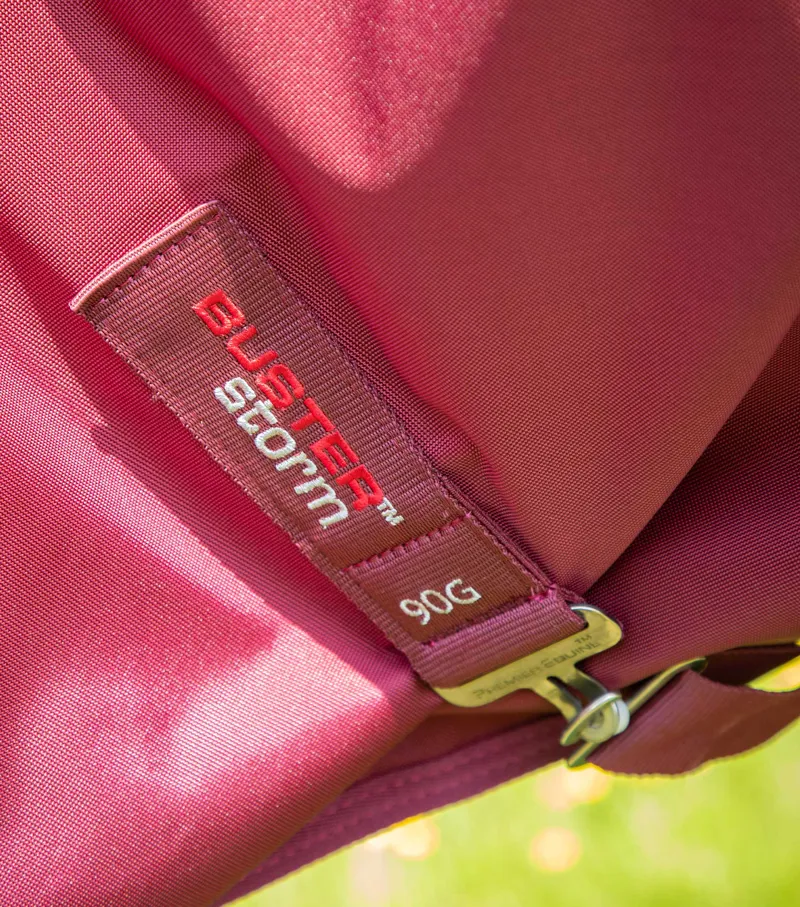 Premier Equine Buster Storm 90g Combo Turnout Rug With Classic Neck Burgundy 5 Premier Equine Buster Storm 90g Combo Turnout Rug With Classic Neck Burgundy - Image 5