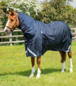 Premier Equine Buster Storm 90g Combo Turnout Rug With Classic Neck Navy