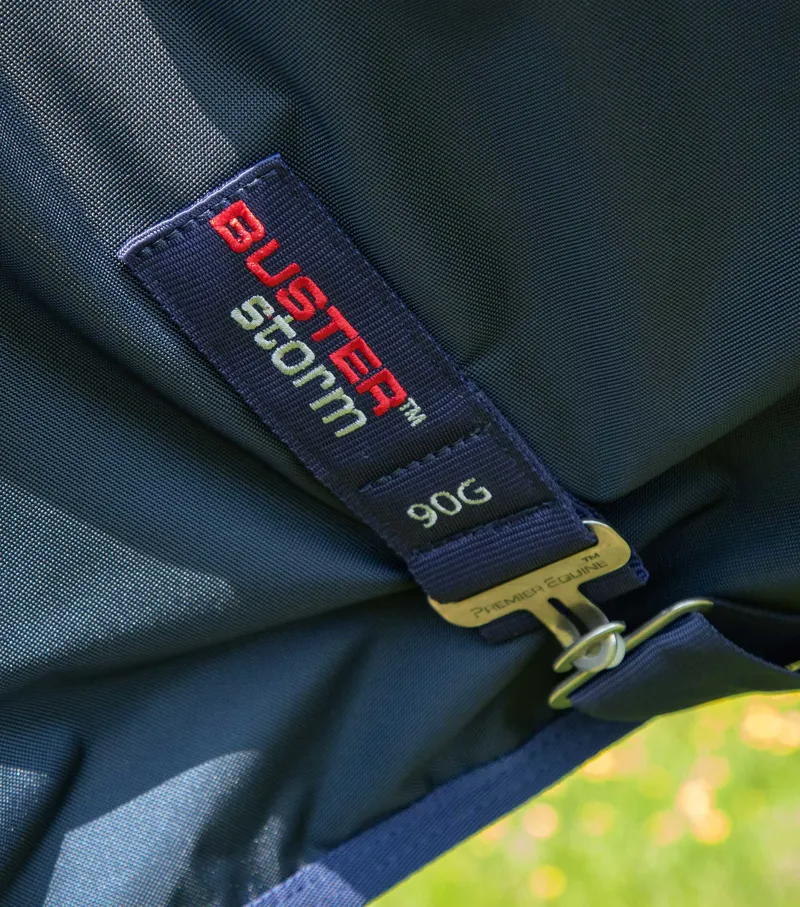 Premier Equine Buster Storm 90g Combo Turnout Rug With Classic Neck Navy 5 Premier Equine Buster Storm 90g Combo Turnout Rug With Classic Neck Navy - Image 5