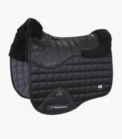 Premier Equine Capella CC Merino Wool Dressage Square Black/Black Wool