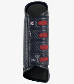 Premier Equine Carbon Tech Air Cooled Eventing Hind Boots Navy 8 Premier Equine Carbon Tech Air Cooled Eventing Hind Boots Navy -PREMIER EQUINE carbon tech air cooled eventing boots Navy Back 4
