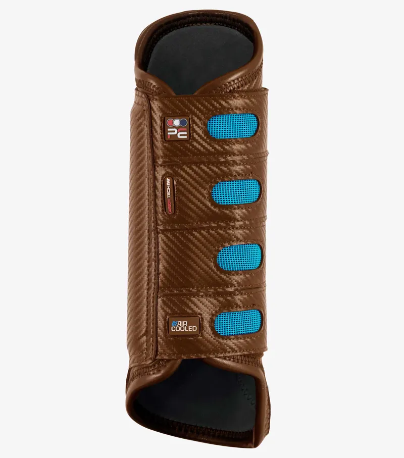 Premier Equine Carbon Tech Air Cooled Eventing Hind Boots Brown 4 Premier Equine Carbon Tech Air Cooled Eventing Hind Boots Brown - Image 4