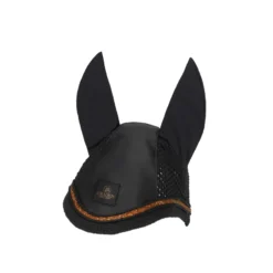 Eskadron Platinum Faux Leather Jewel Fly Hood - Black