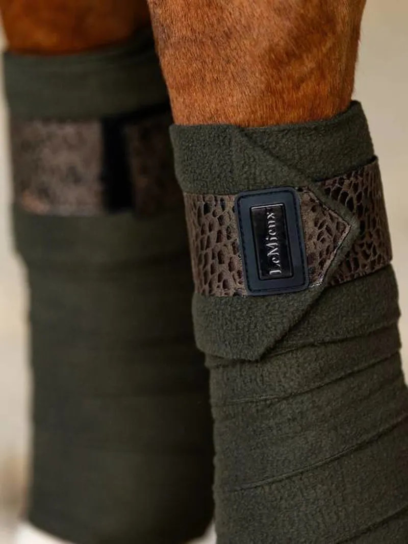 LeMieux Adour Polo Bandages Oak 3 LeMieux Adour Polo Bandages Oak - Image 3