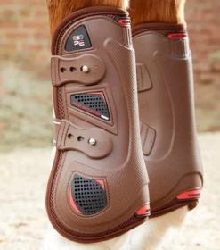Premier Equine Kevlar Airtechnology Tendon Boots Brown -PREMIER EQUINE kevlar airtechnology tendon boots brown 3