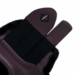 LeMieux Fleece Lined Brushing Boots Fig -PREMIER EQUINE lm fleecelinedboots fig lr203