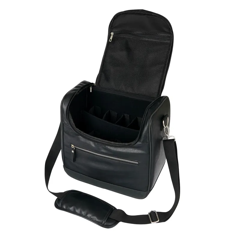 LeMieux PU Leather Grooming Bag Black 5 LeMieux PU Leather Grooming Bag Black - Image 5