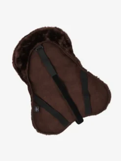 LeMieux Simuwool Seat Saver Brown -PREMIER EQUINE lm lambswool seatsaver brown hr 1