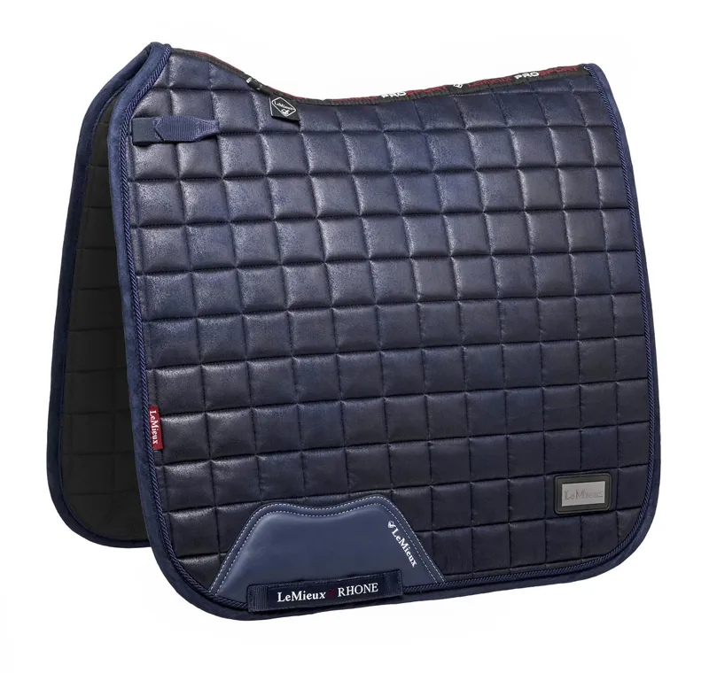 LeMieux Rhone Dressage Square Vintage Navy Large 1 LeMieux Rhone Dressage Square Vintage Navy Large
