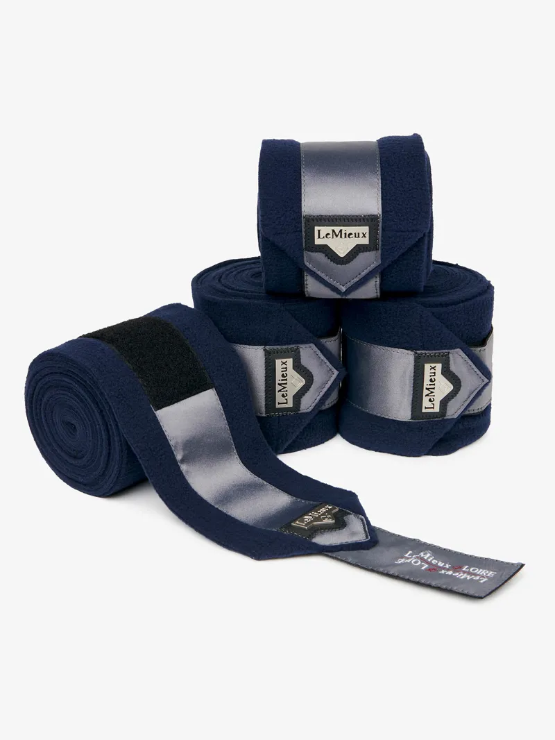 LeMieux Loire Polo Bandages Navy/Grey 1 LeMieux Loire Polo Bandages Navy/Grey