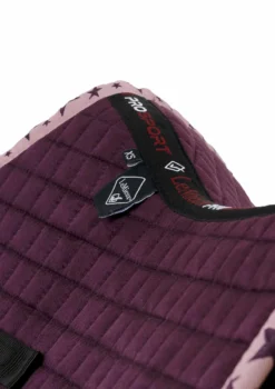 LeMieux Mini Jump Suede Square Fig -PREMIER EQUINE lm suedemini fig details lr203