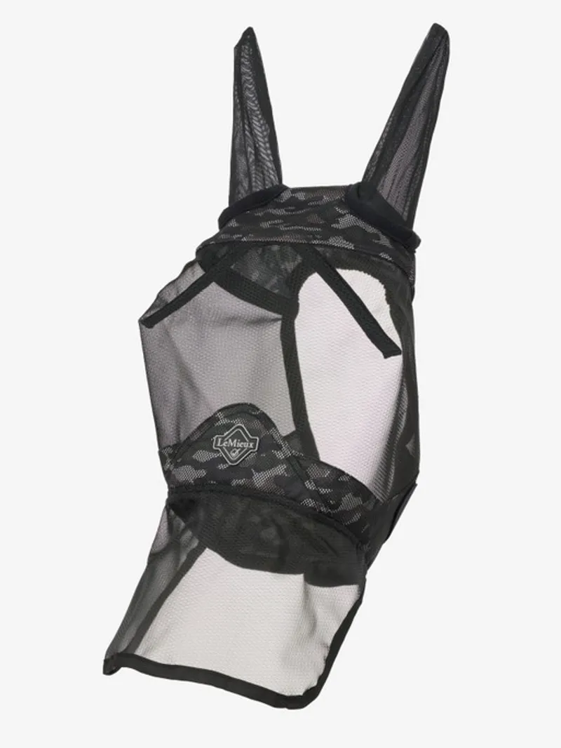 LeMieux Visor-Tek Full Fly Mask Camo Brown 1 LeMieux Visor-Tek Full Fly Mask Camo Brown