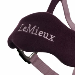 LeMieux Vogue Fleece Headcollar With Rope Fig -PREMIER EQUINE lm vogueheadcollar fig hr206